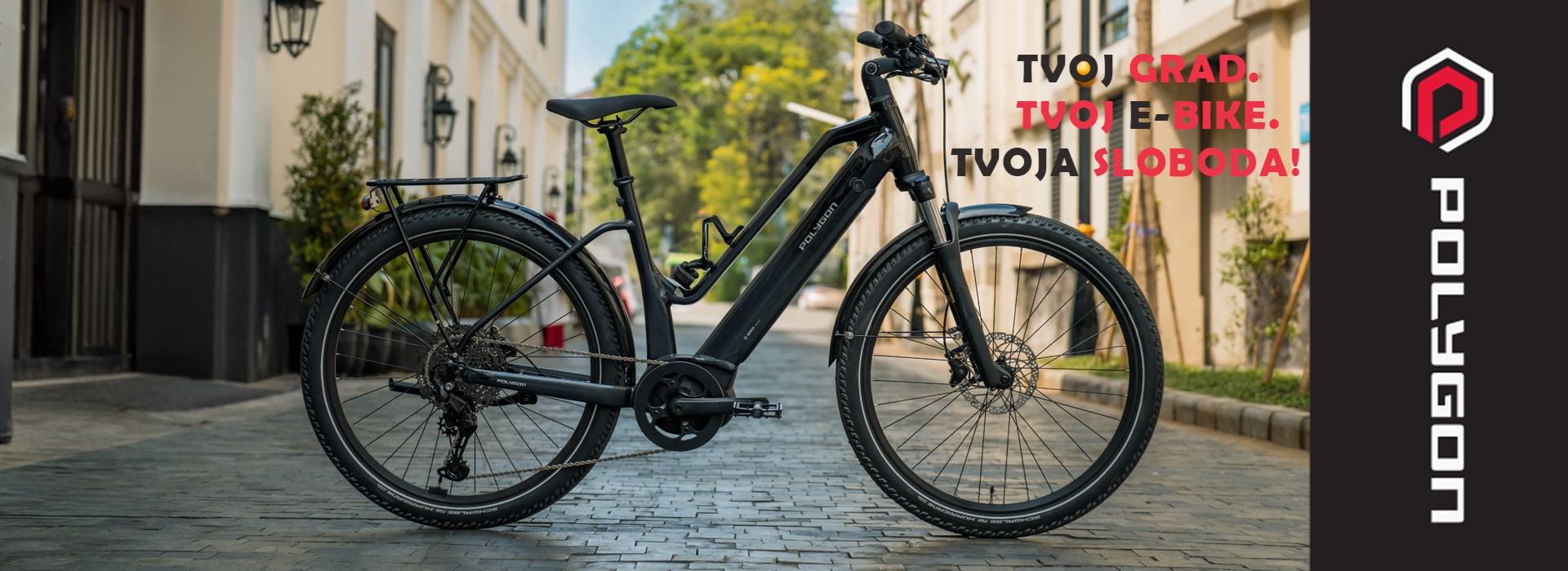 Urbani e-bike s Bosch motorom i 625Wh baterijom.
