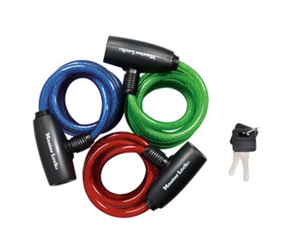 Lokot Master Lock sajla/ključ 1800x8mm u boji/crni