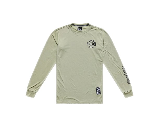 Dres TLD Skyline LS Ride Tee Stamps Sage