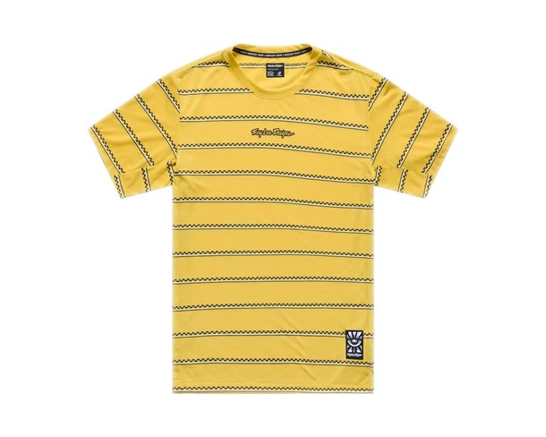 Dres TLD Skyline SS Ride Tee Checked Out Butter