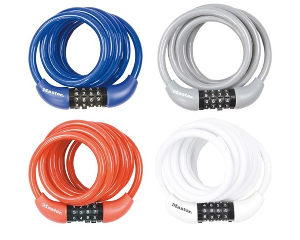 Lokot Master Lock sajla/4-šifre 1800x8mm u boji