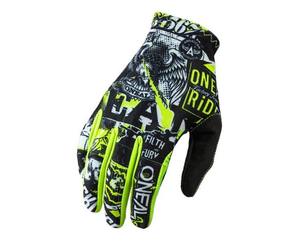 Rukavice Oneal MATRIX ATTACK black/yellow