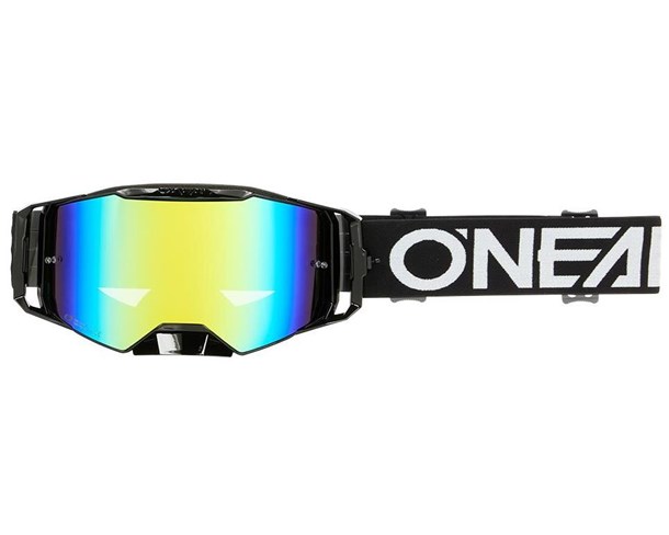 Goggle O'Neal B-55 CRAM V.25 black/white - radium gold