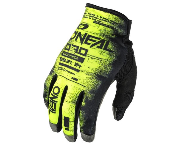 Rukavice ONeal MAYHEM SCARZ black/yellow V.24