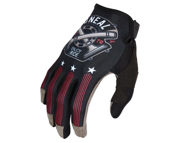 Rukavice Oneal MAYHEM PISTON black/red V.23