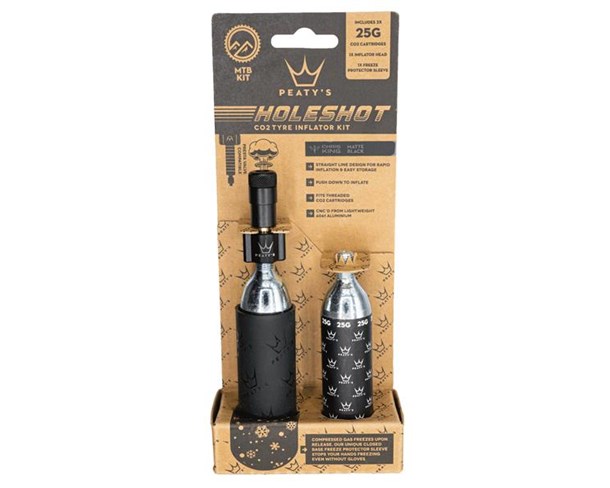 Peaty's Holeshot CO2 Pumpa 25g Crna