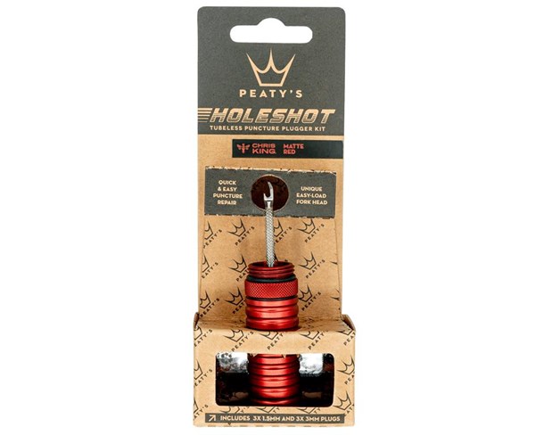 Peaty's Holeshot Set Za Krpanje Tubeless Gume Crveni