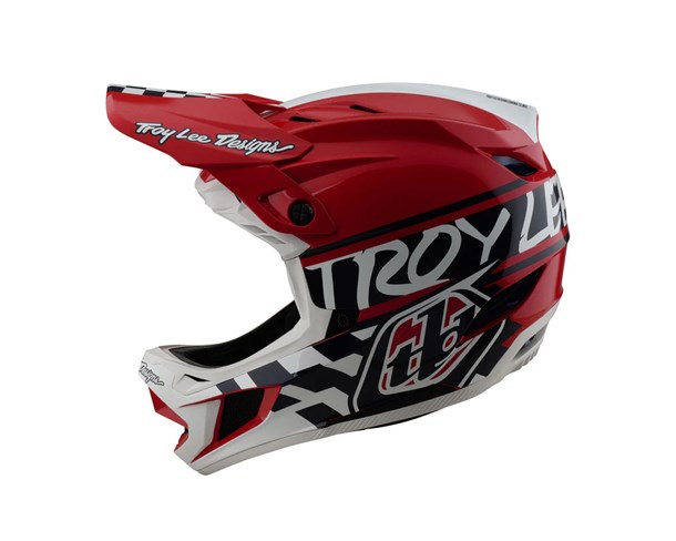 Kaciga TLD D4 POLYACRYLITE FIFTY-50 WHITE RED